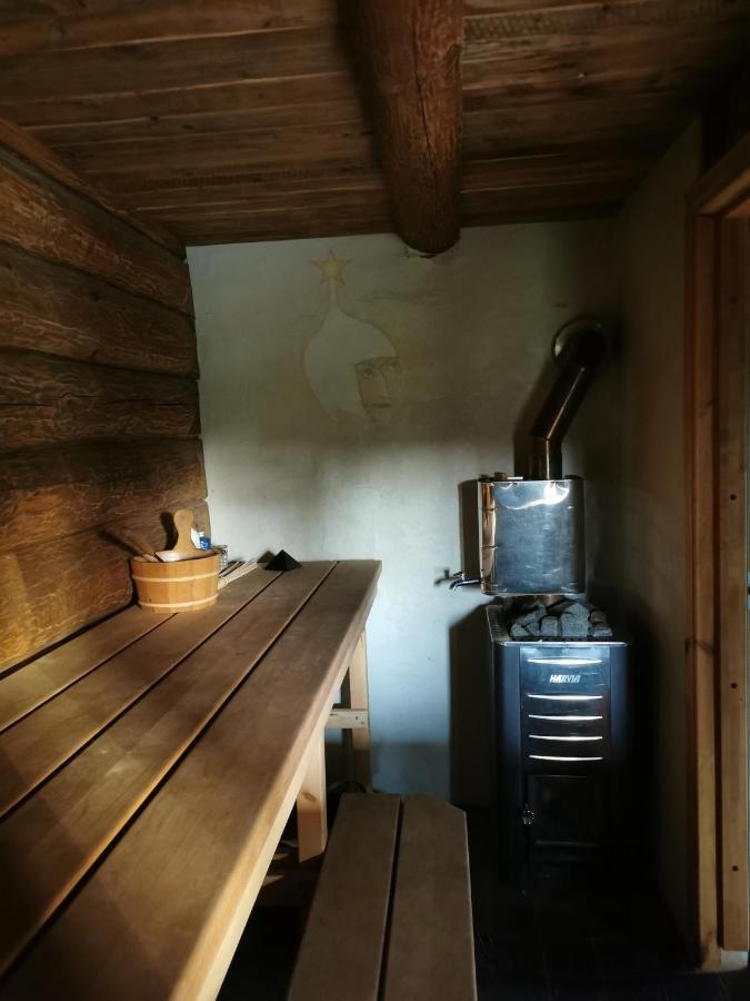 "Gaujmale" Sauna House In Nature Laukbeitini Eksteriør billede