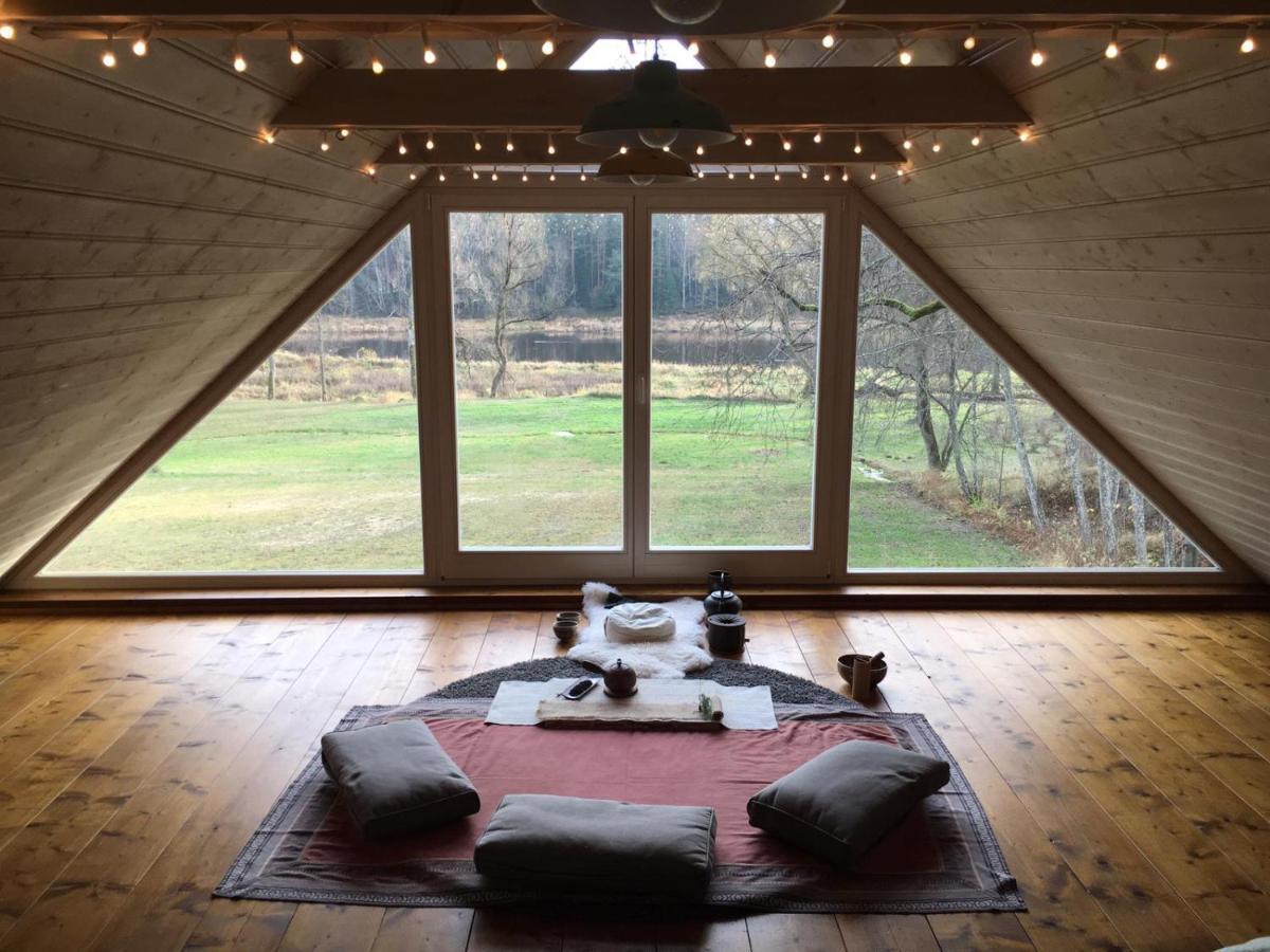 "Gaujmale" Sauna House In Nature Laukbeitini Eksteriør billede