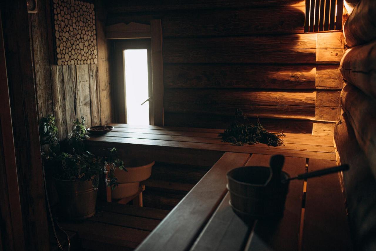 "Gaujmale" Sauna House In Nature Laukbeitini Eksteriør billede